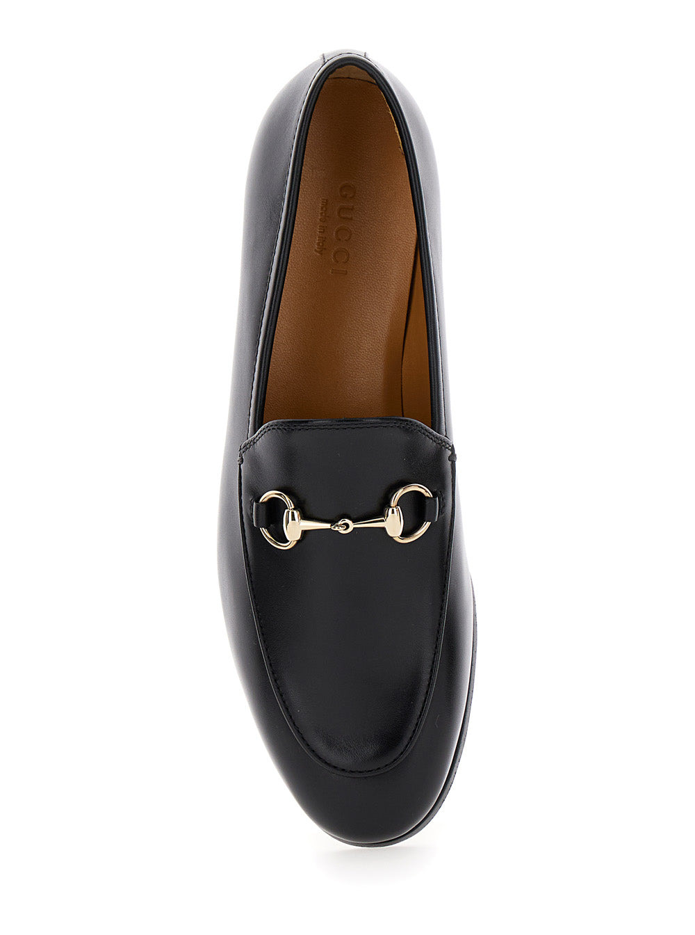 Gucci Women 'Jordaan' Black Loafers With Horsebit Detail In Leather Woman - 4