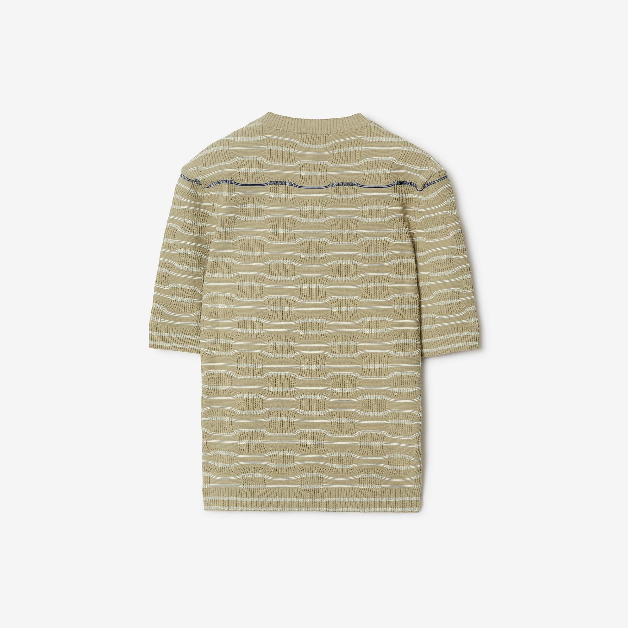 Striped Cotton Blend Top - 5