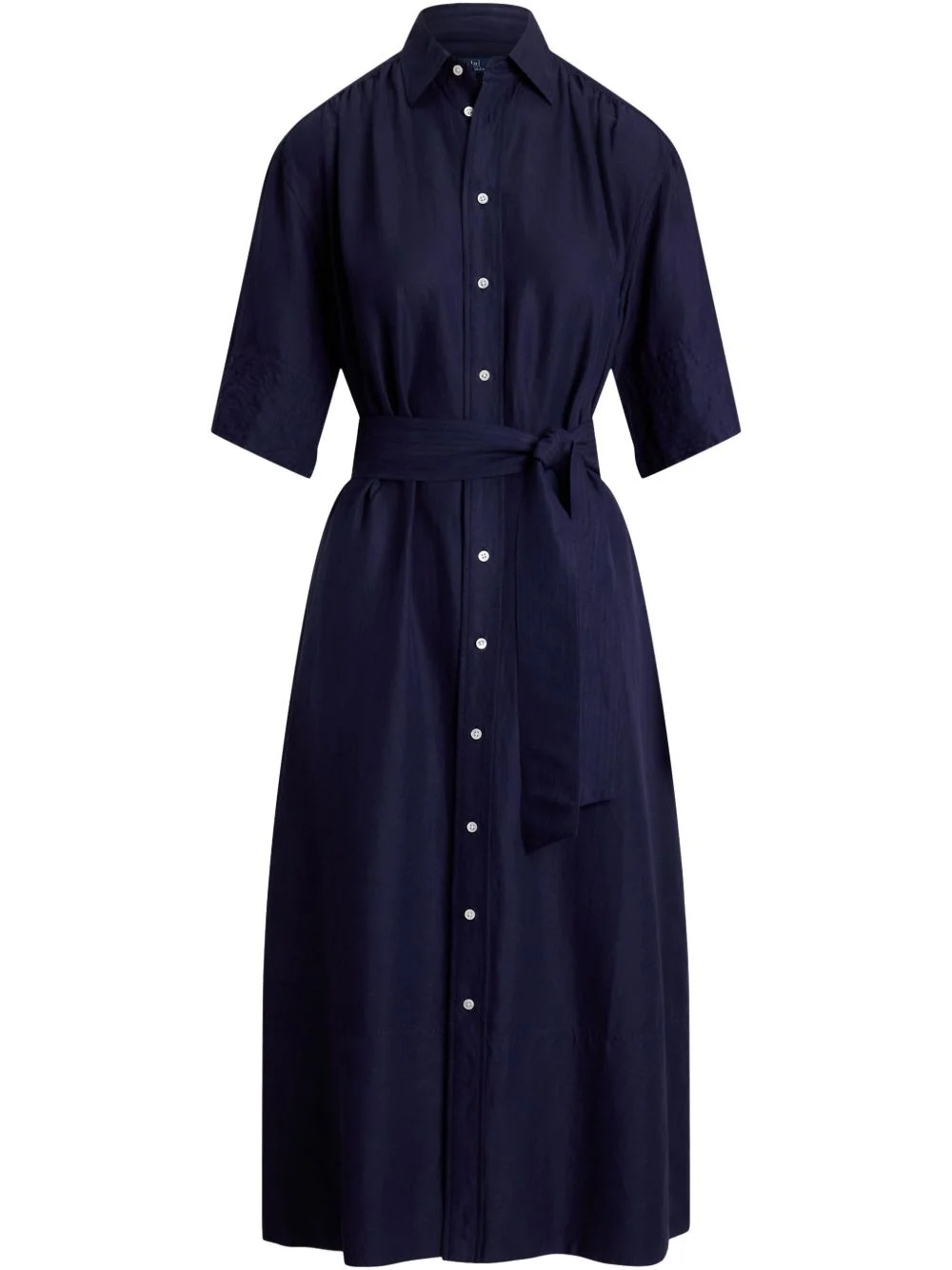 belted shirtdress - 1
