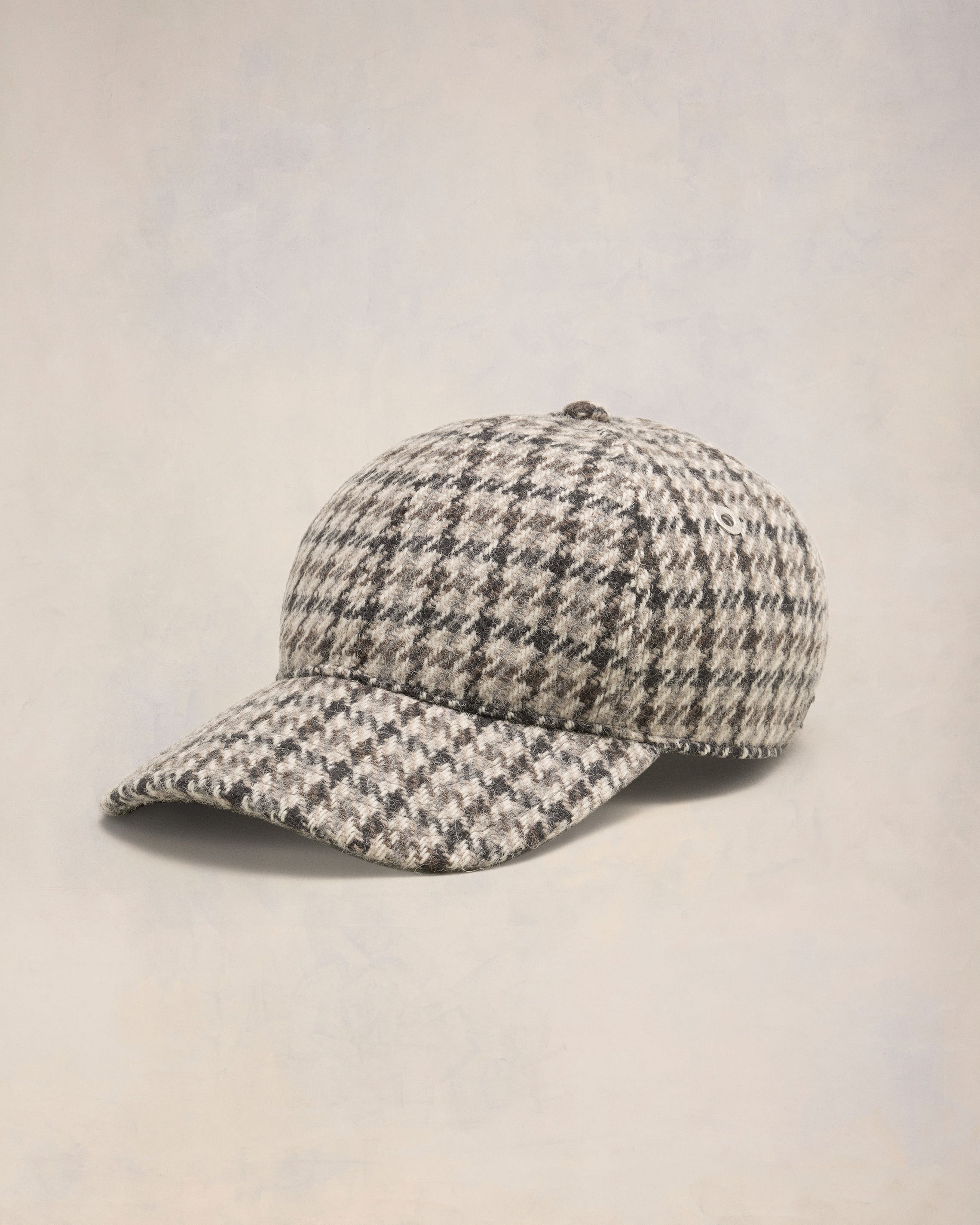 AMI ALEXANDRE MATTIUSSI LEATHER PATCH CAP - 1