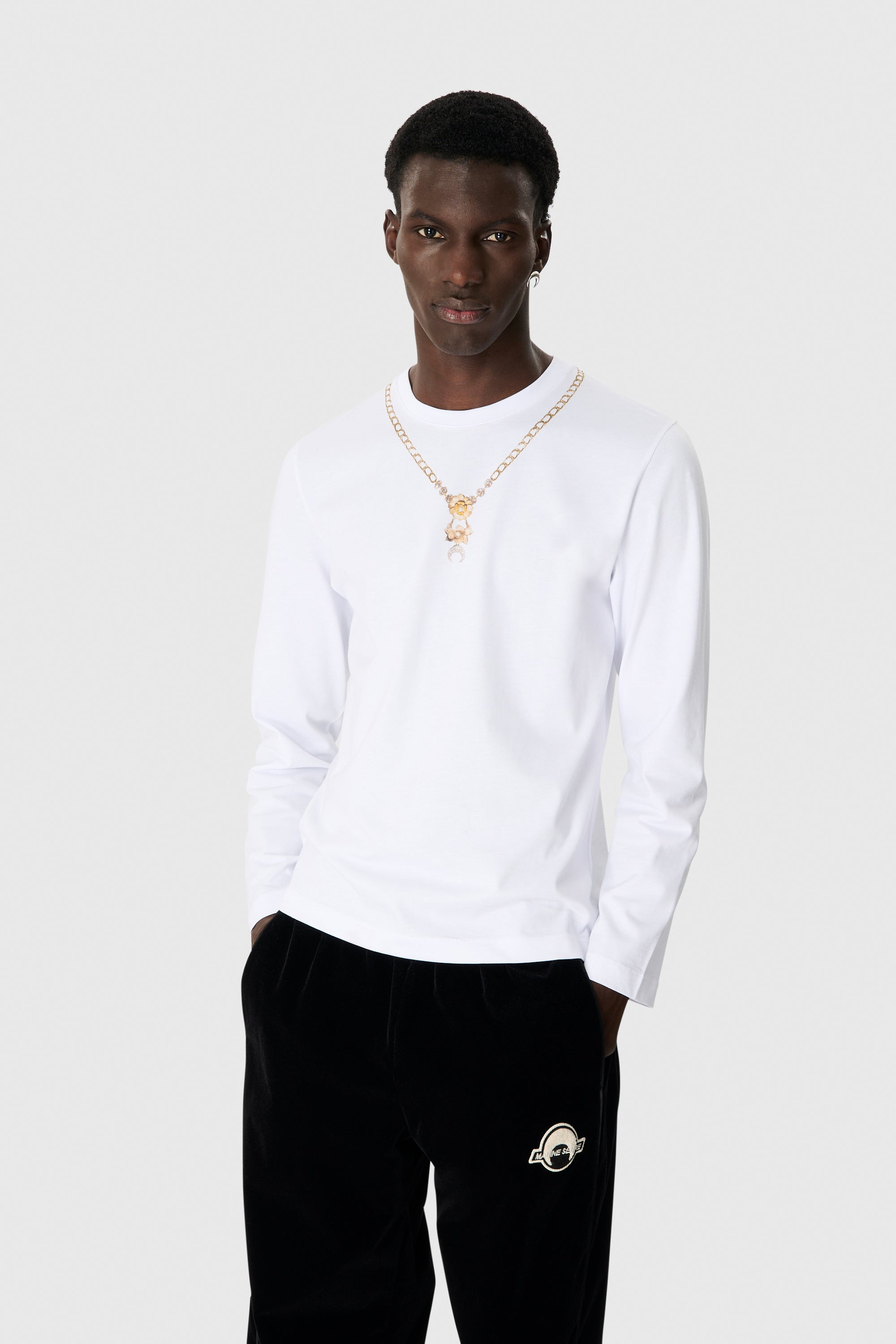 Trompe L'Œil Jewelry Jersey Ls T-Shirt - 4