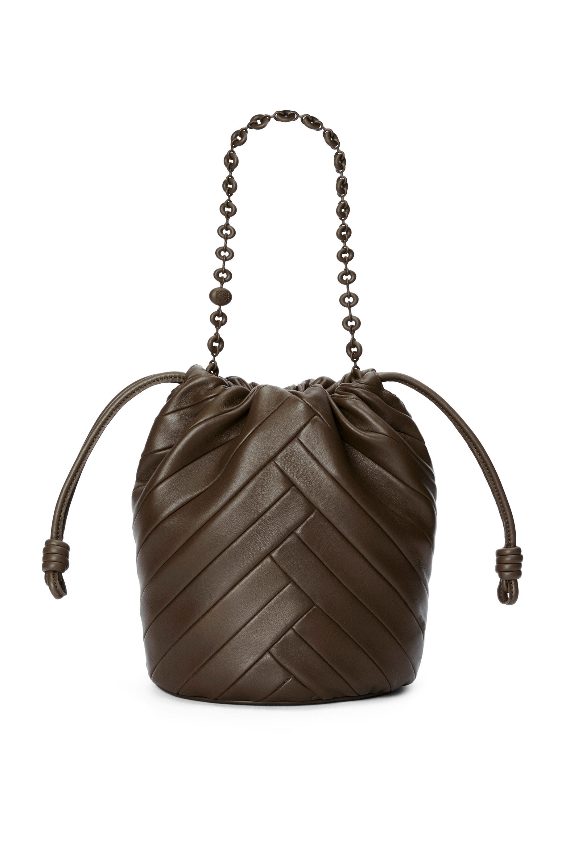 Flamenco Purse Bucket bag in mellow nappa lambskin - 4