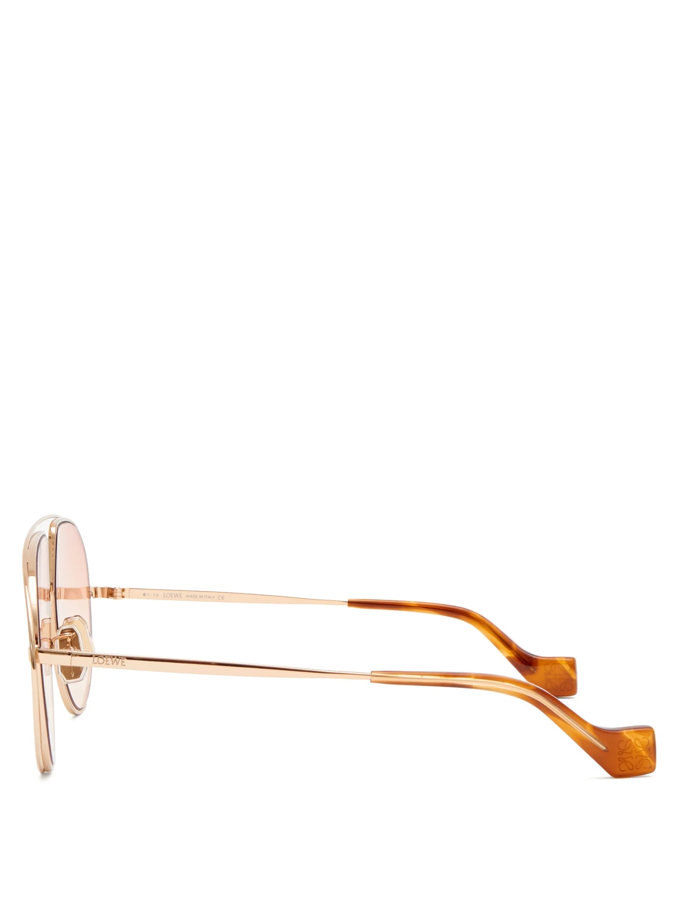 Aviator metal sunglasses - 3