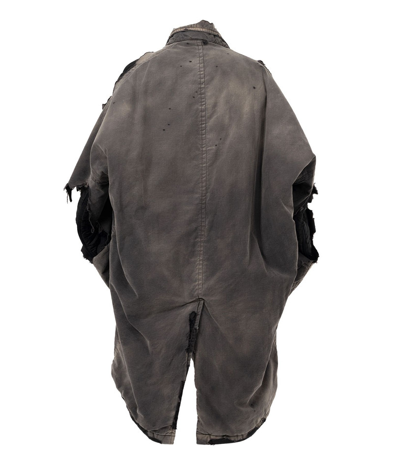 Distressed Balmacaan Coat 22