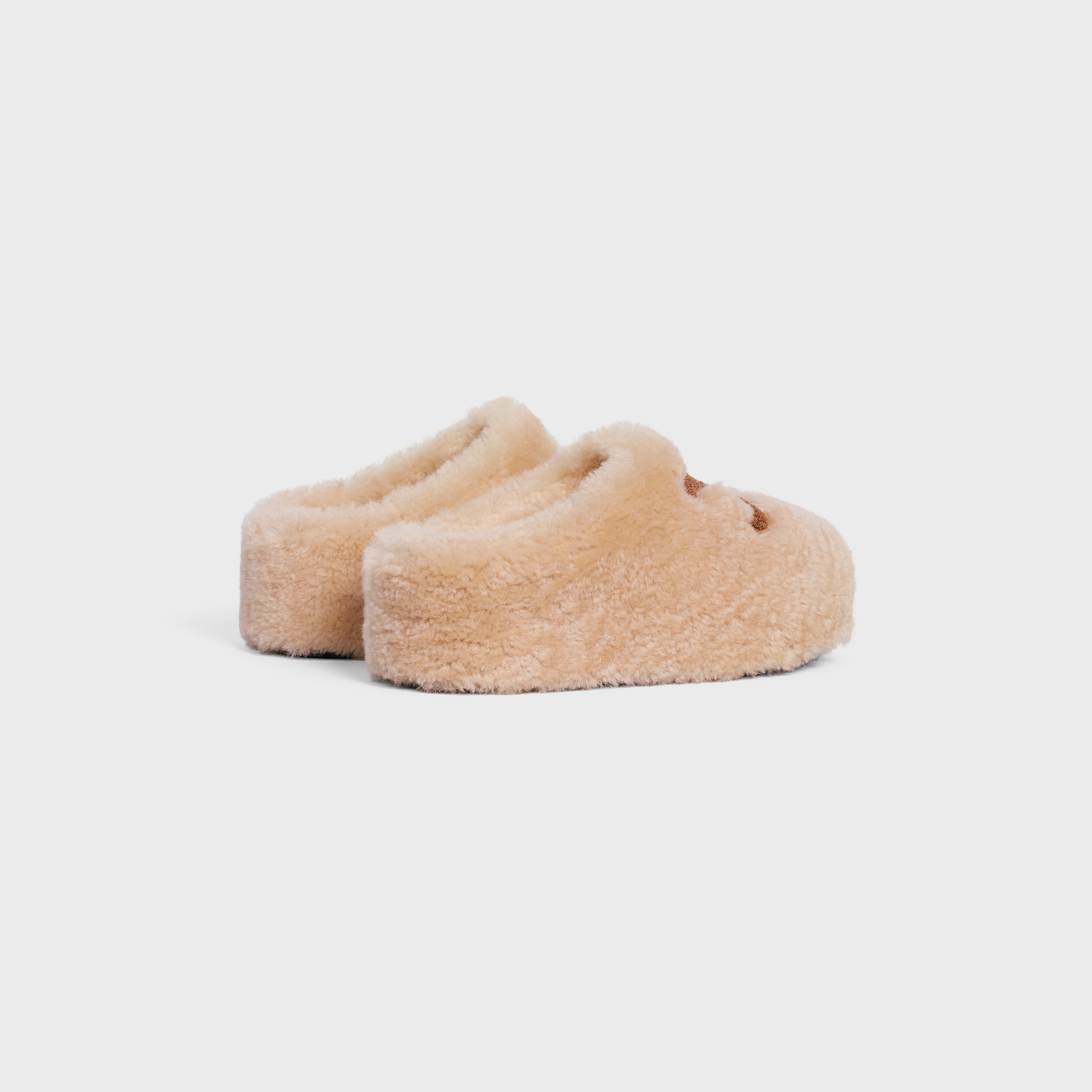 CELINE FUR MULE in SHEARLING - 3