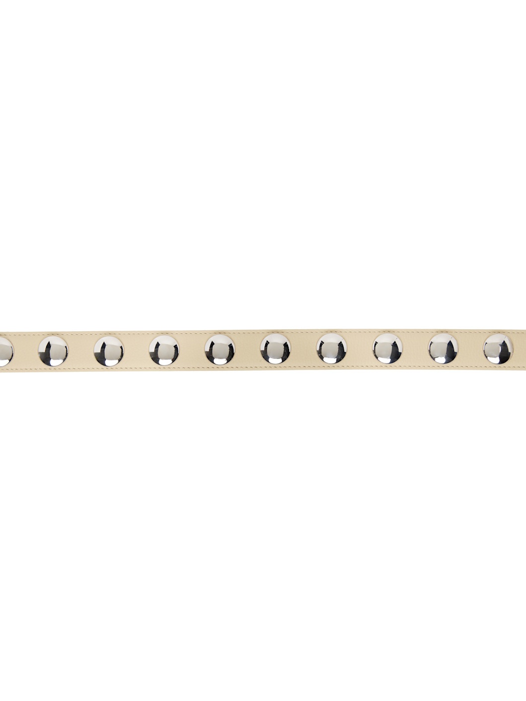 Beige Benny Studs Belt - 2