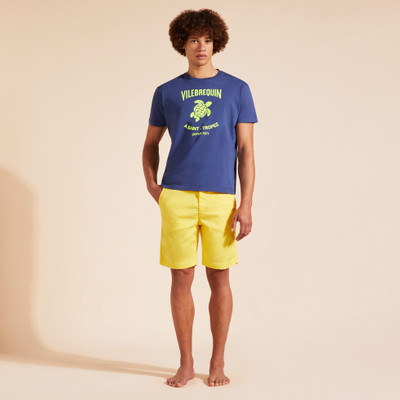 Vilebrequin Men Cotton T-Shirt Gomy Placed Logo outlook