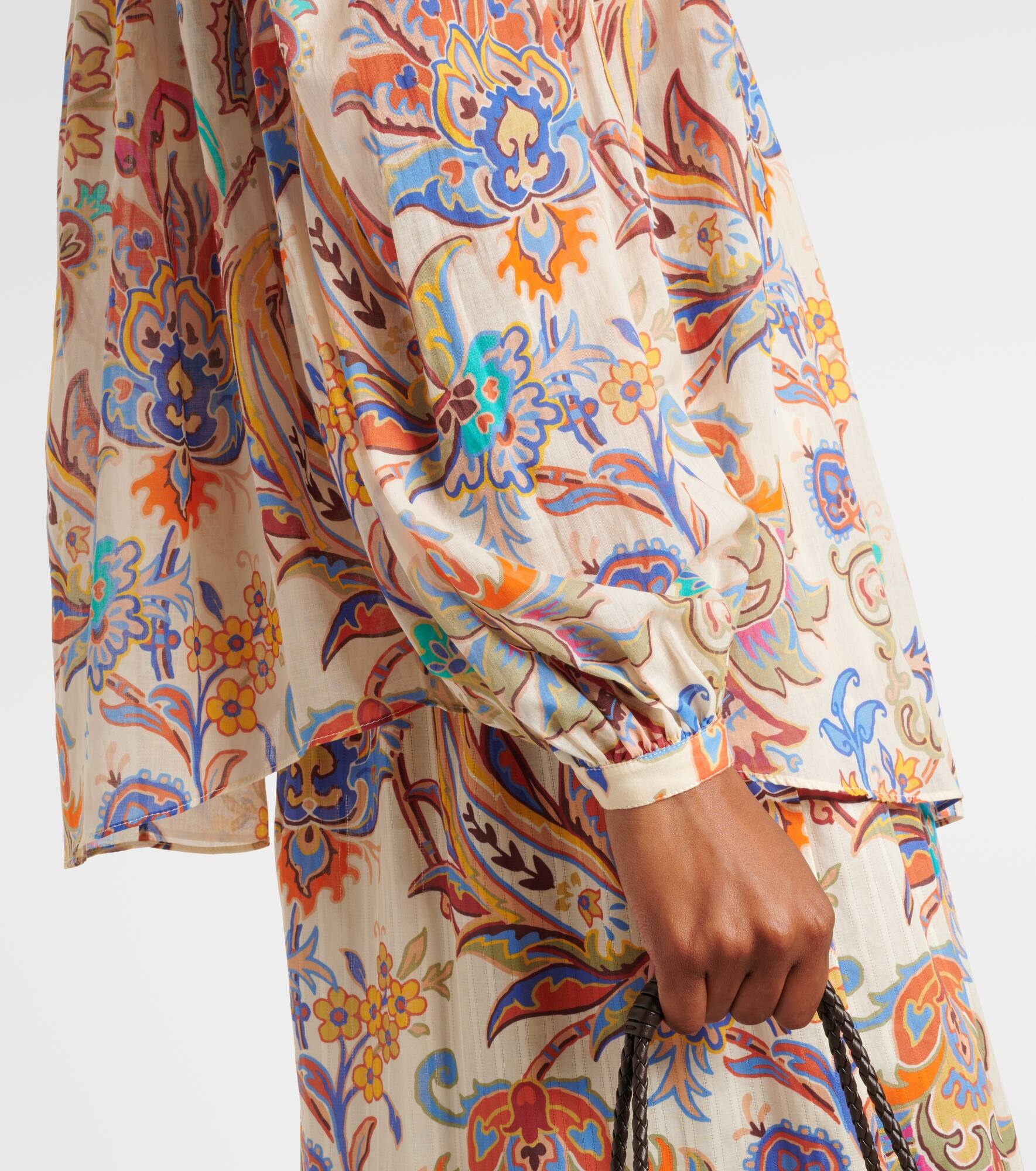 Paisley cotton blouse - 5