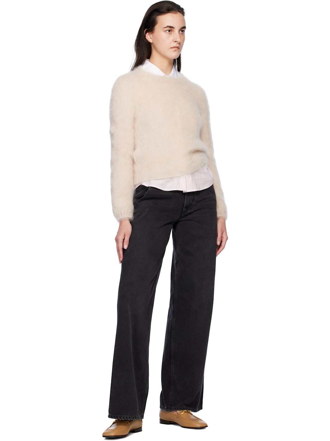 Beige Diamond Tilda Loafers - 5