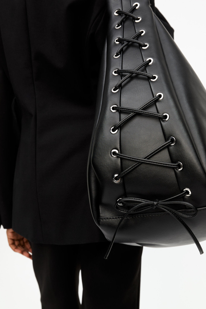 GANNI BLACK XXL HOBO BAG outlook