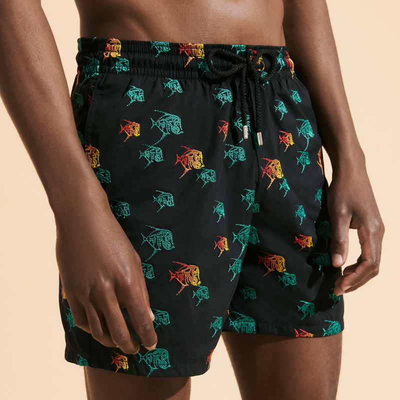 Men Swim Trunks Embroidered Piranhas - Limited Edition 5