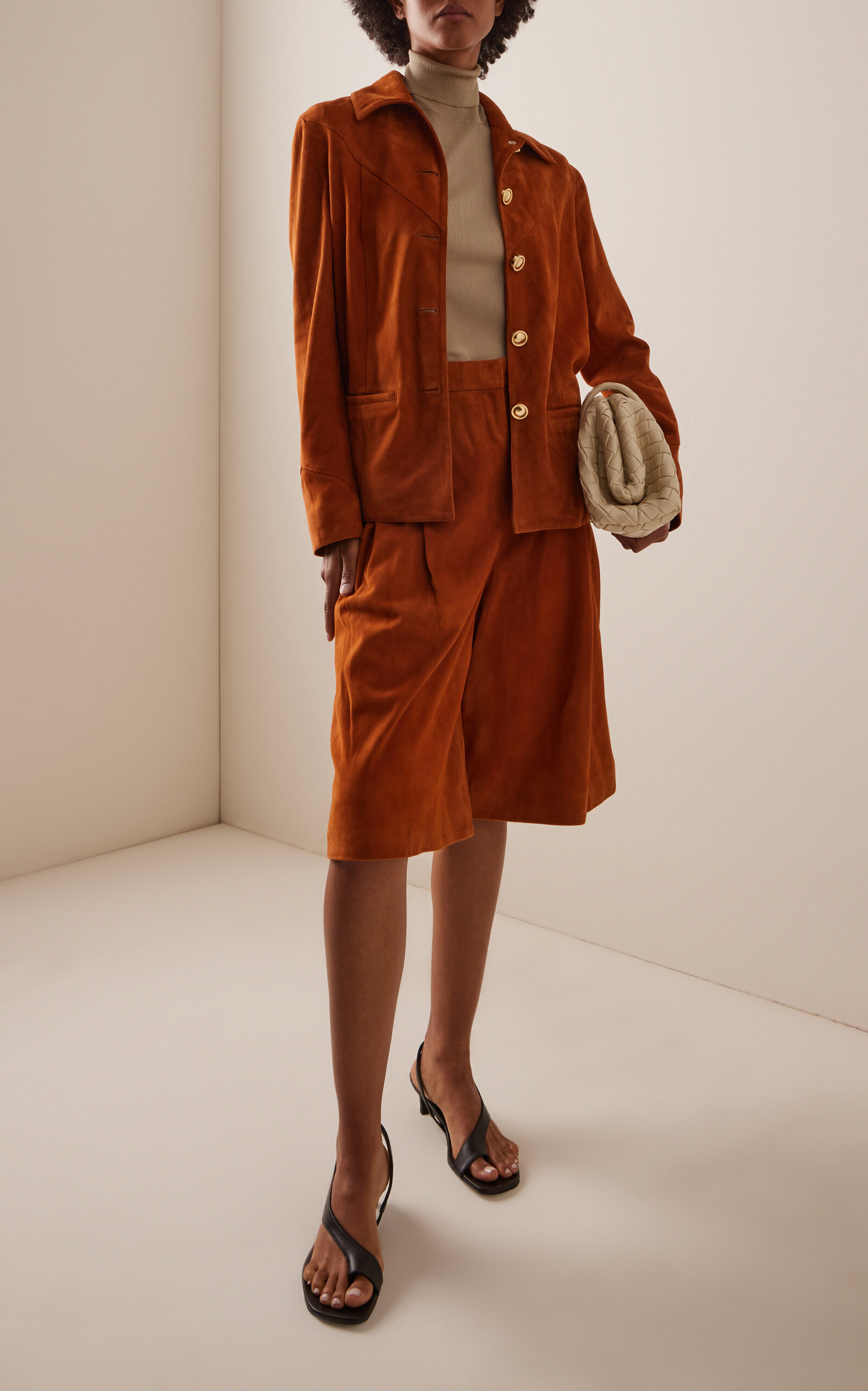 Suede Shirt Jacket brown - 3