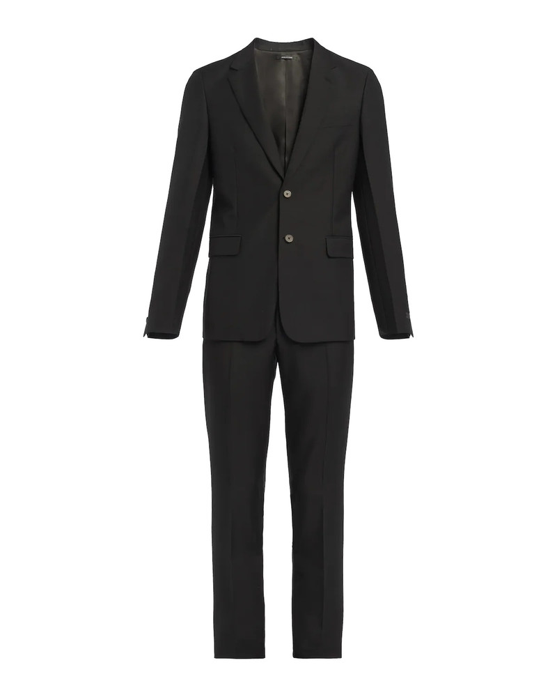 Kid mohair single-breasted suit 1