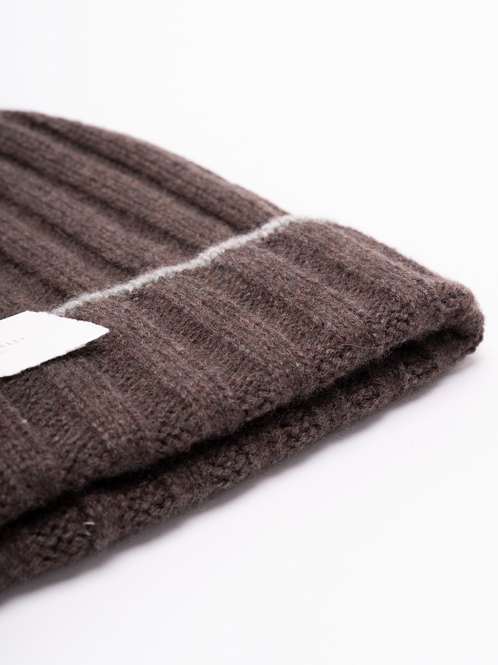 Cashmere Rib Knit Beanie - 2