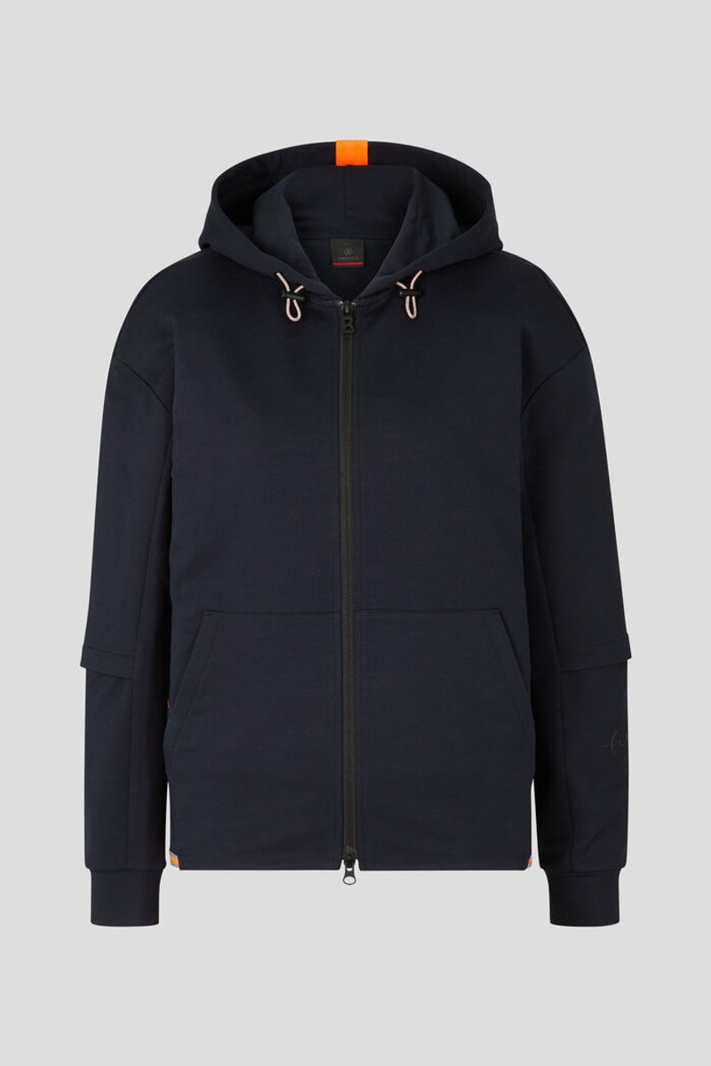 Enia Sweatshirt jacket in Navy blue 1