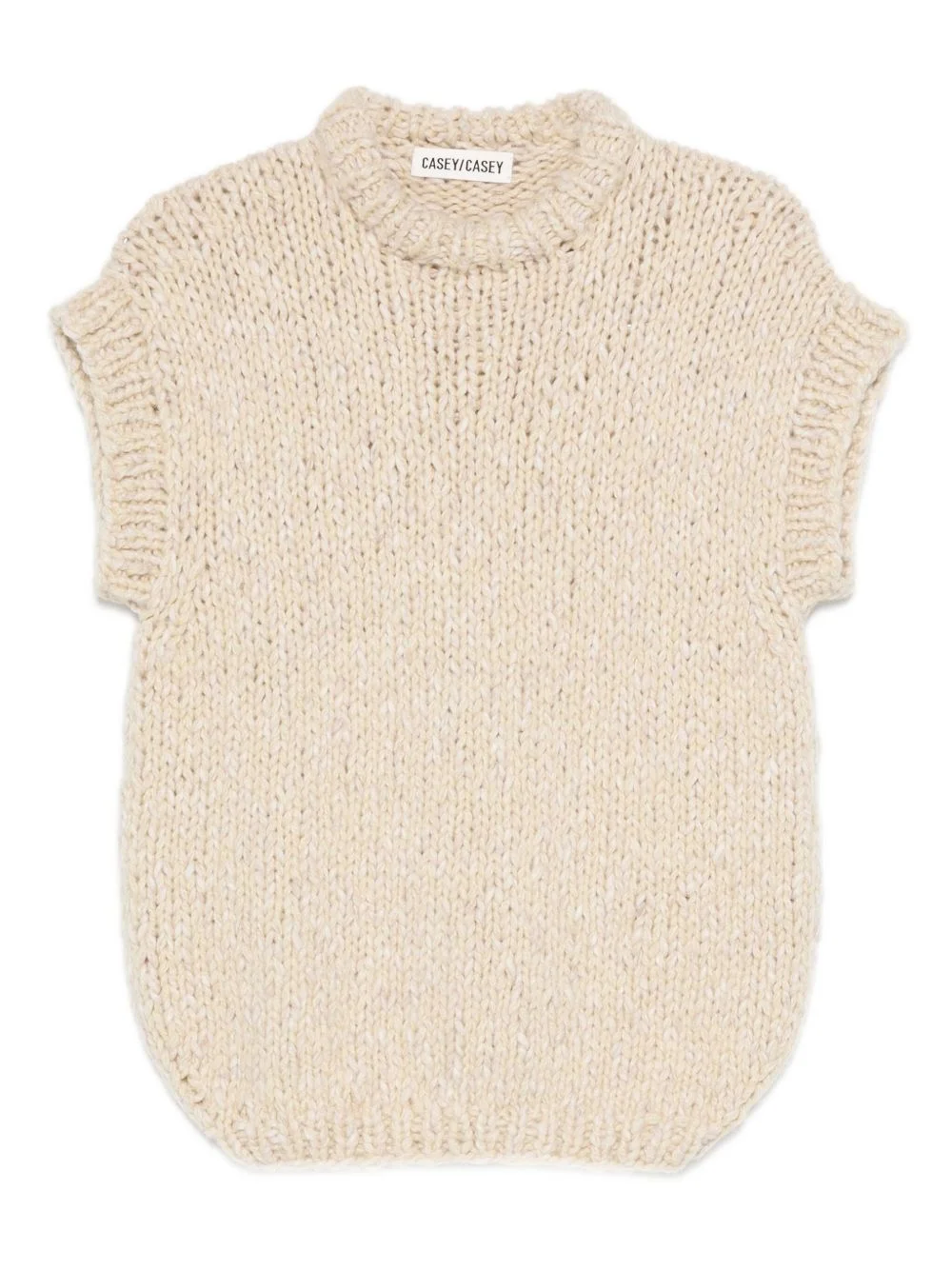 round-neck knitted top - 1