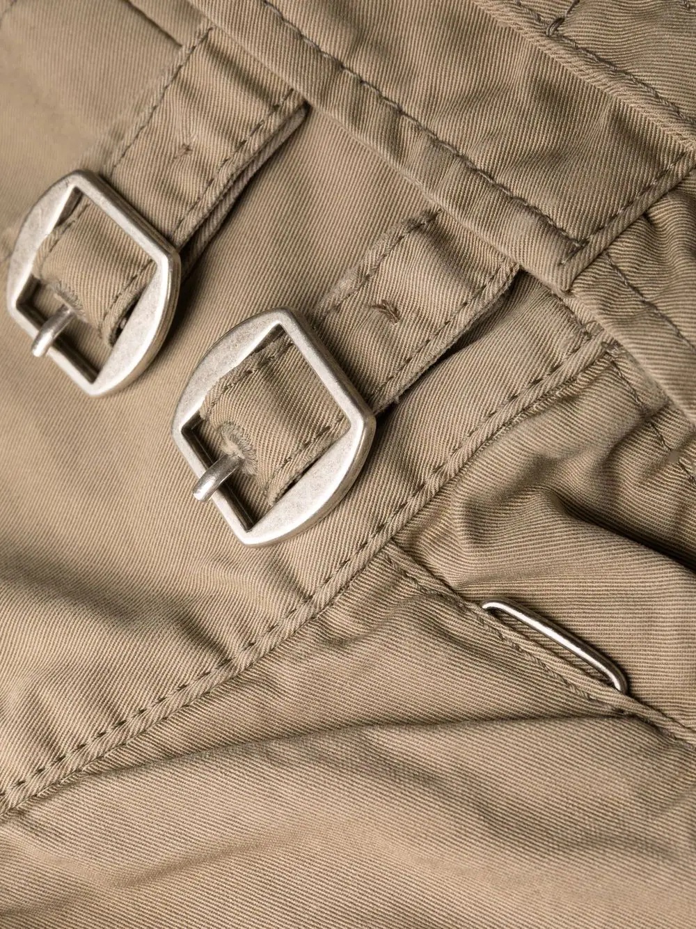high-rise cargo shorts - 7