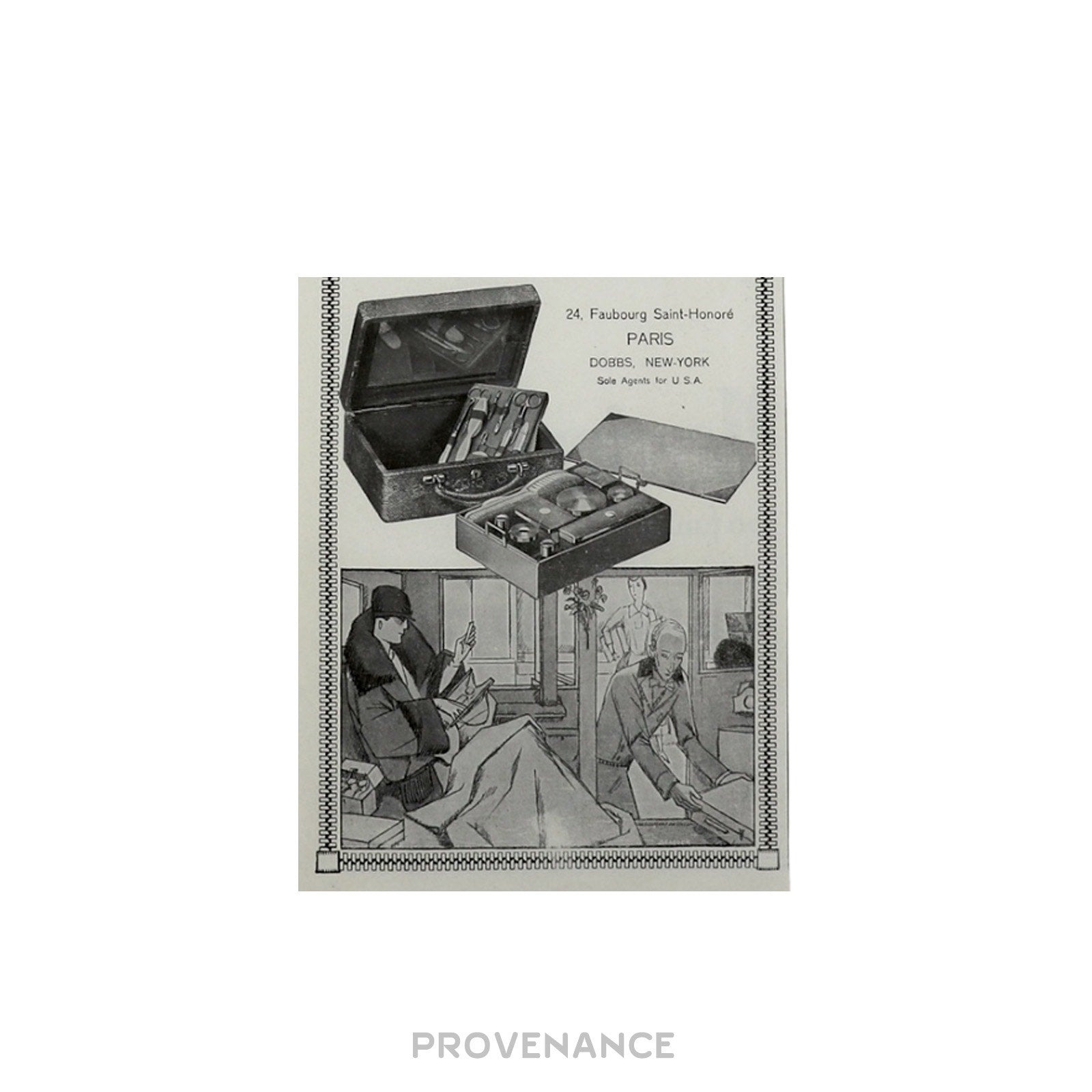 Hermes Antique Vintage Newsprint Ad - SELLIER MAROQUINIER - 6