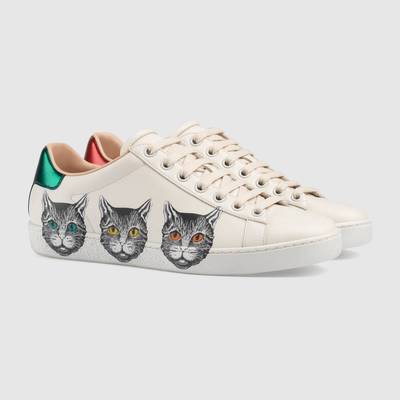 GUCCI Women's Ace sneaker with Mystic Cat outlook