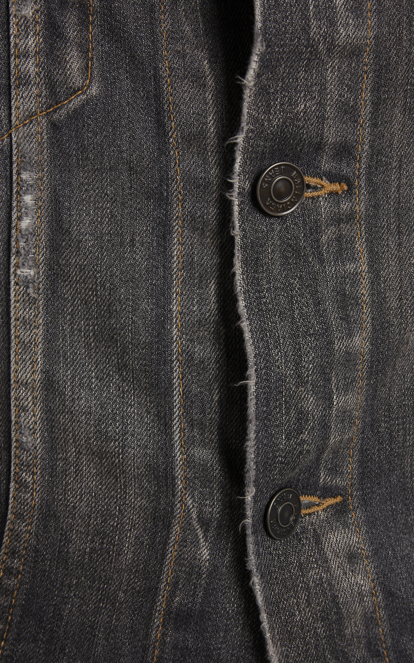 Lace-up Denim Jacket grey - 5