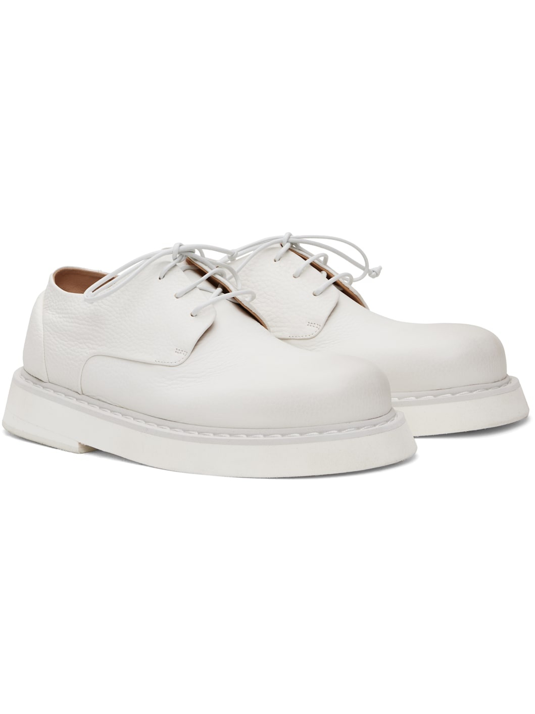 SSENSE Exclusive White Spalla Derbys - 4