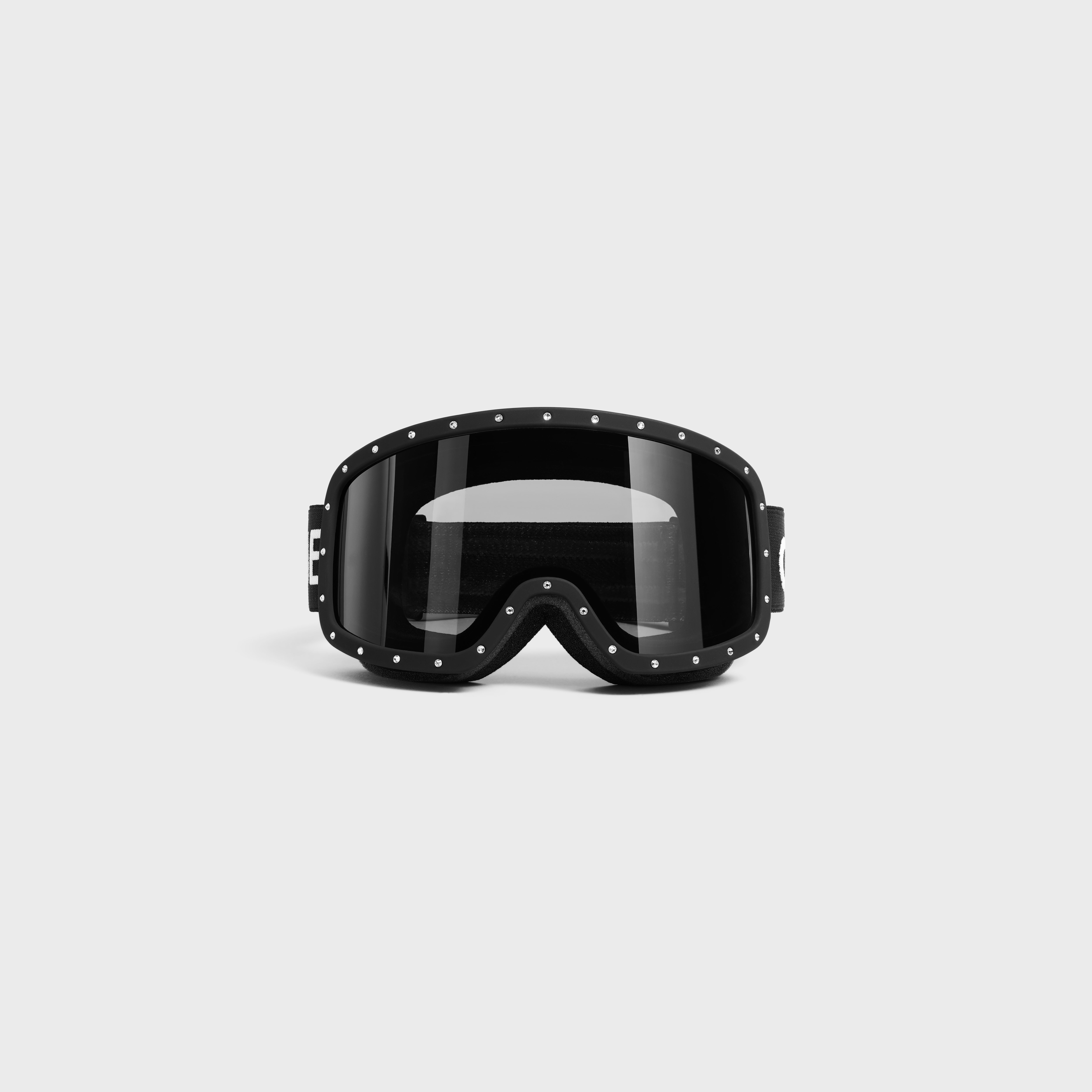 CELINE Ski Mask in Plastic with Crystals - 1