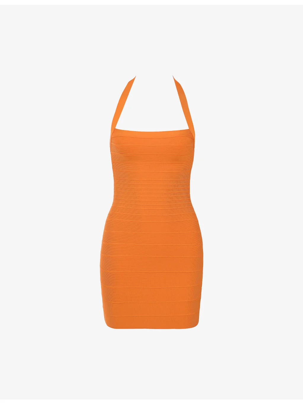 The Silhouette Halterneck Woven Mini Dress - 1