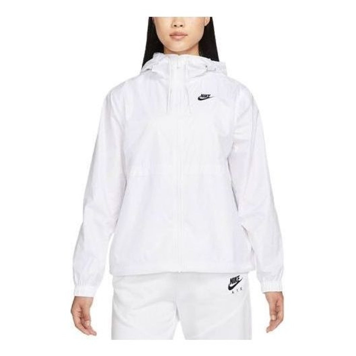 (WMNS) Nike Sportswear Essential Repel Woven Jacket 'White' DM6180-100 - 2