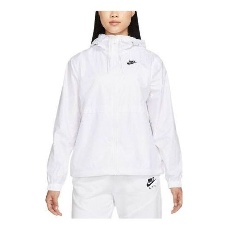 Nike (WMNS) Nike Sportswear Essential Repel Woven Jacket 'White' DM6180-100 outlook