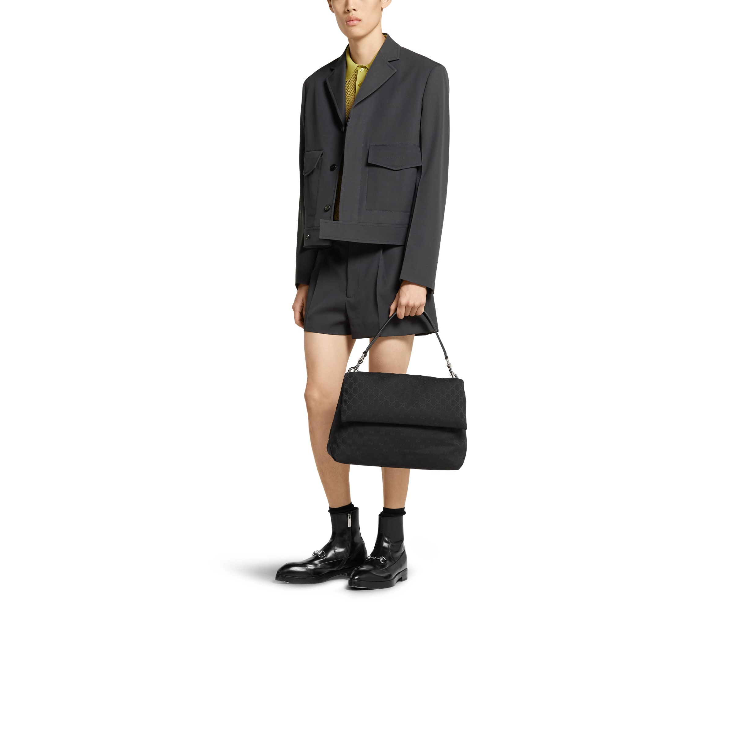 Medium GG crossbody bag with Web - 3