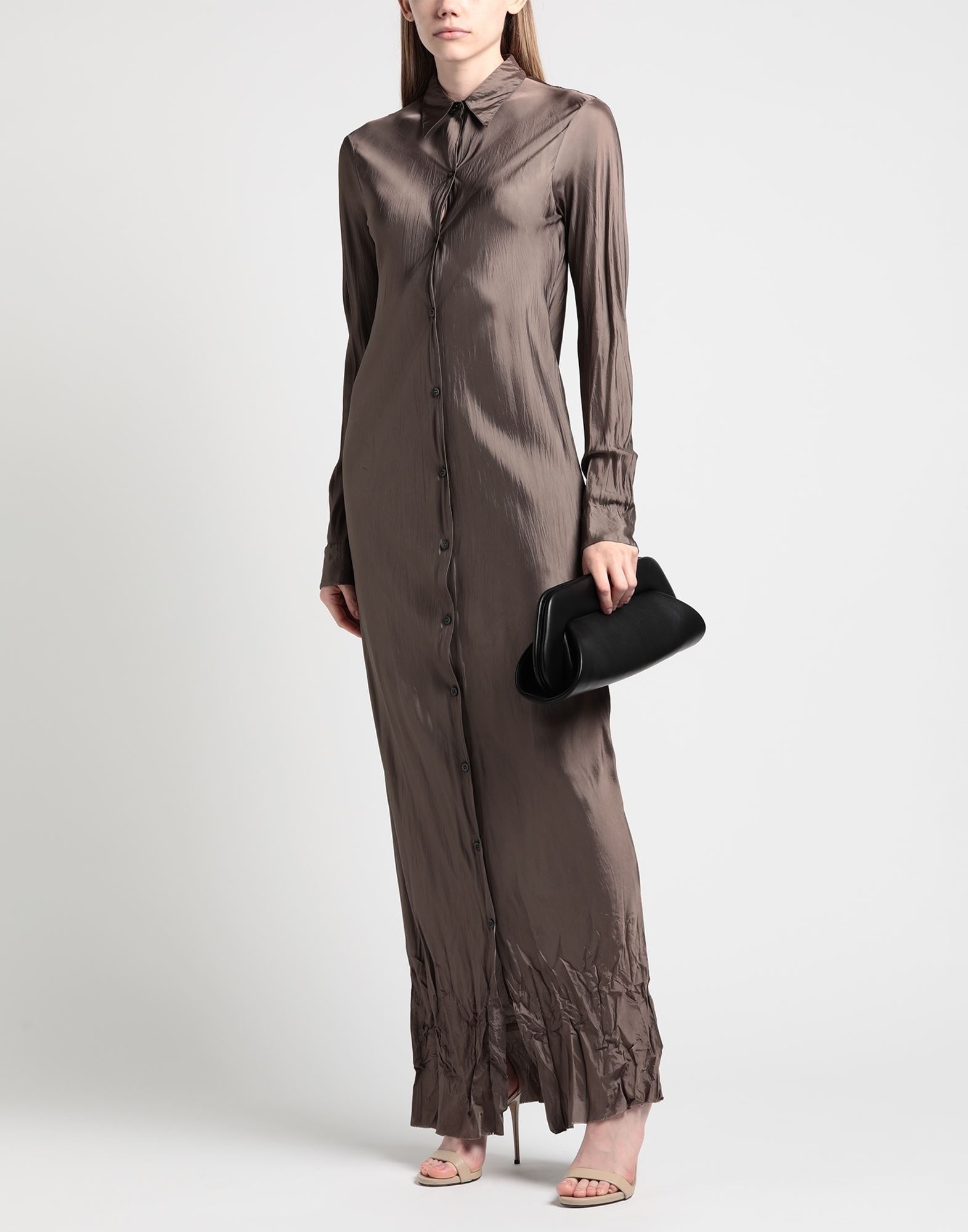 Dove grey Women's Long Dress - 2