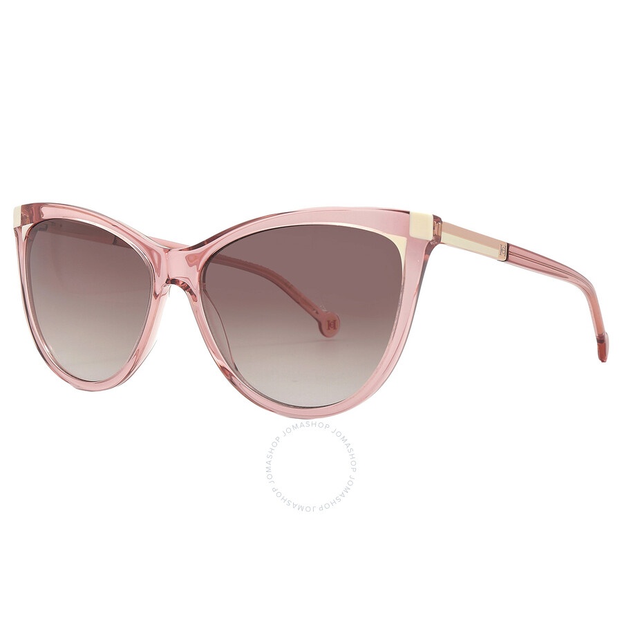 Carolina Herrera Brown Cat Eye Ladies Sunglasses HER 0141/S 0BJS/HA 58 - 3