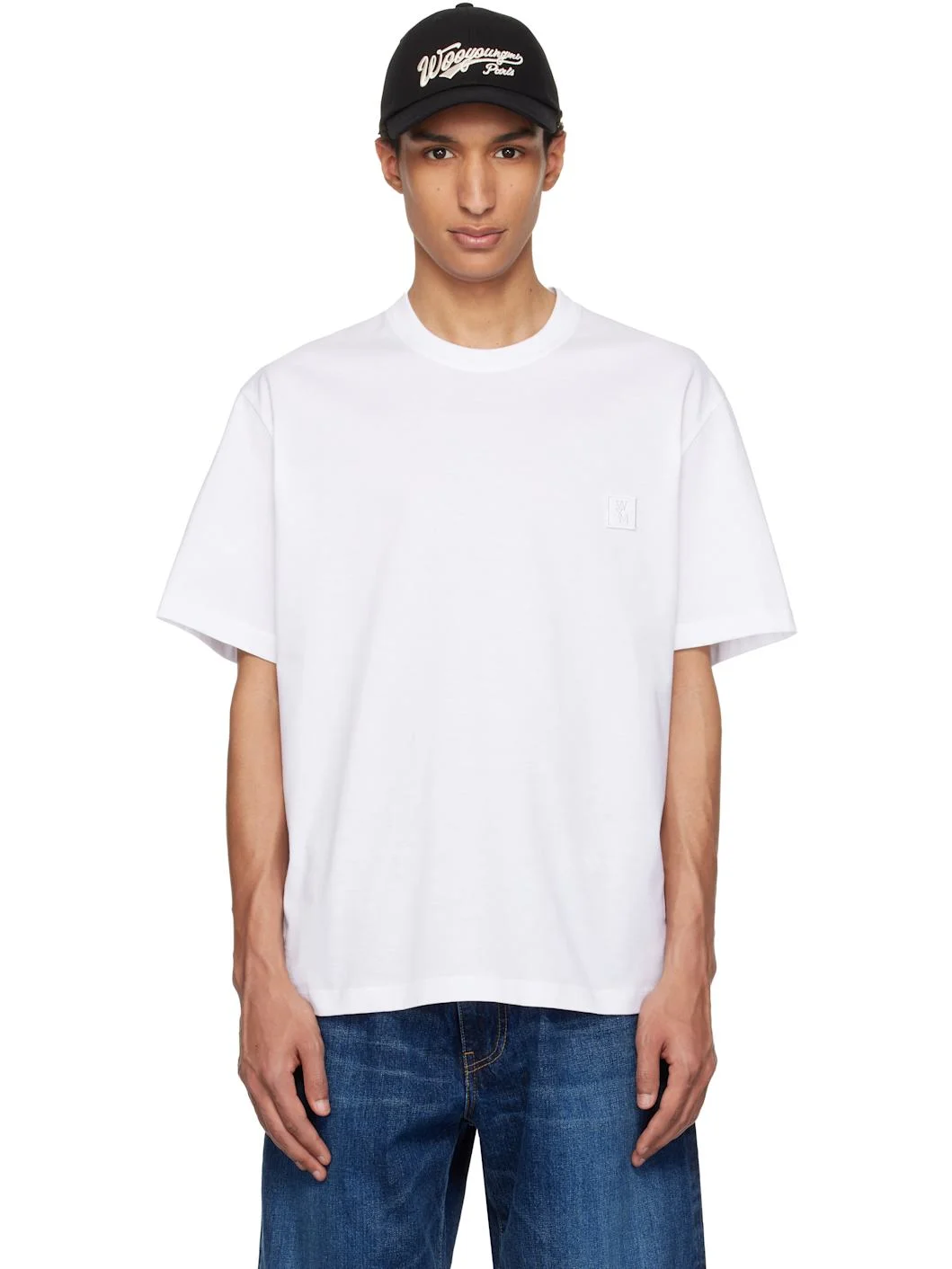White Flower Back Logo T-shirt - 1