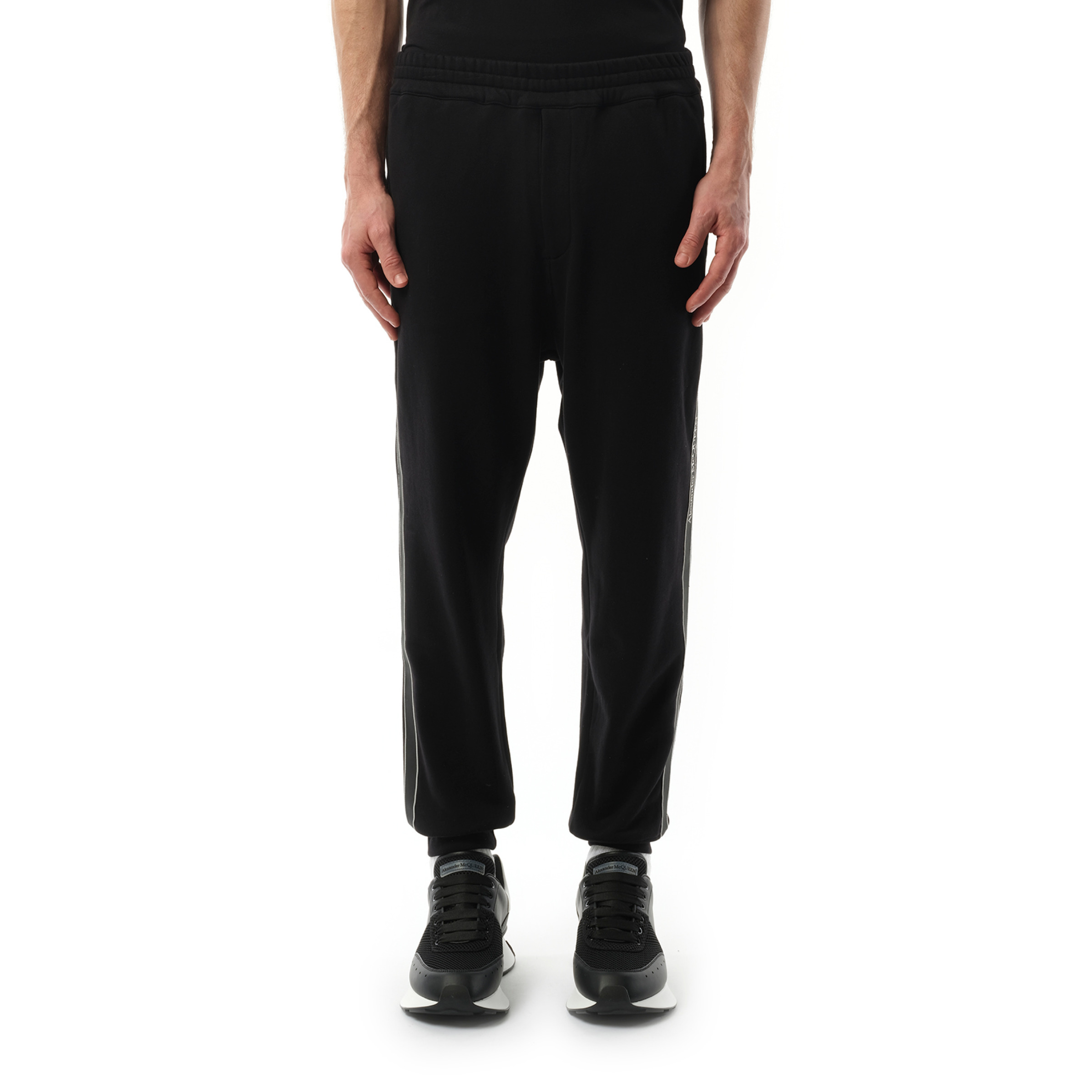 Tape Jogger in Black/Black - 1