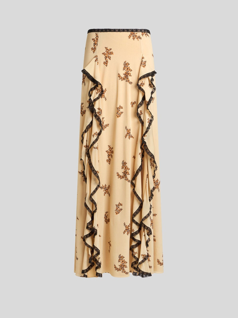MAXI SKIRT WITH FLORAL PRINT 1