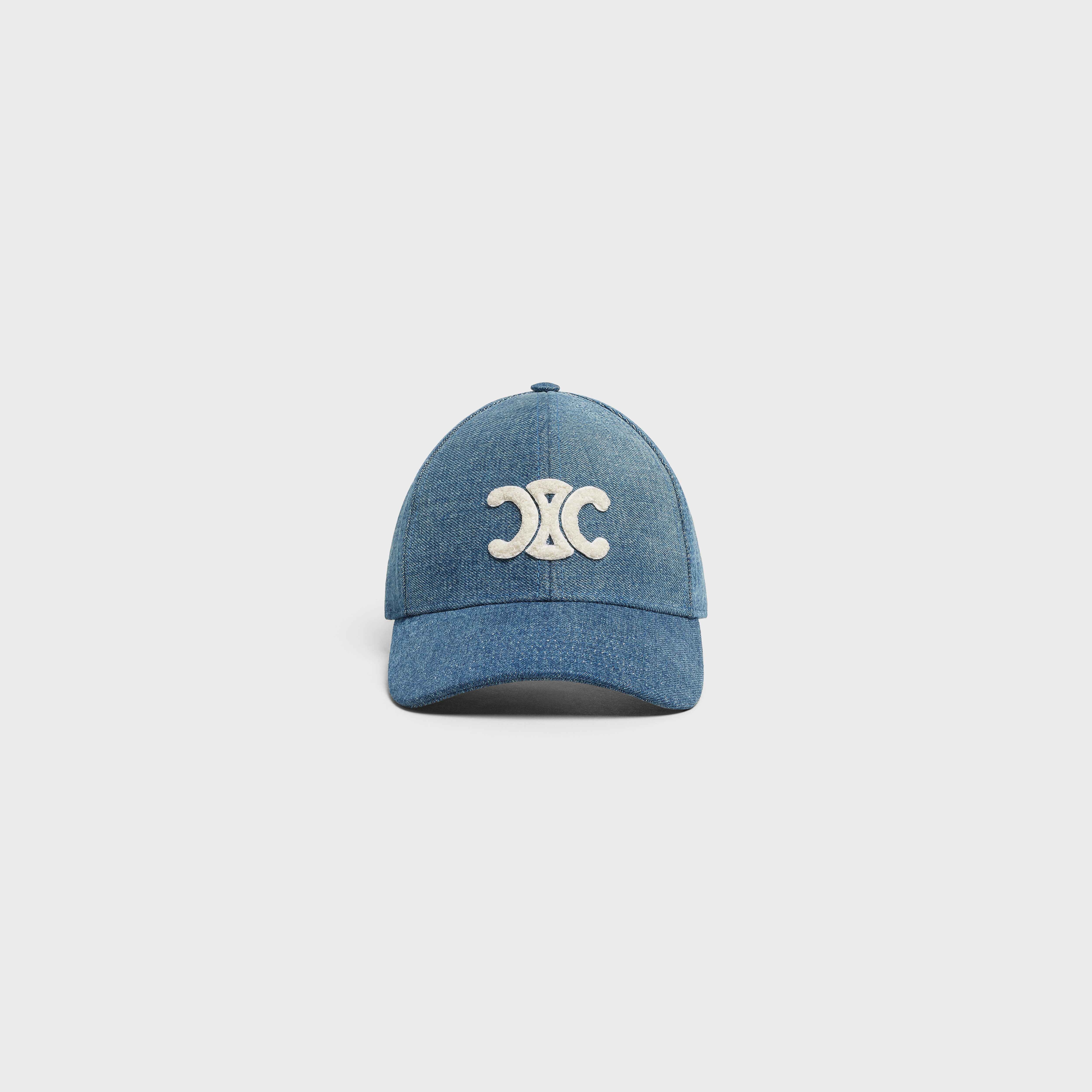 "TRIOMPHE" BASEBALL CAP IN DENIM - 2