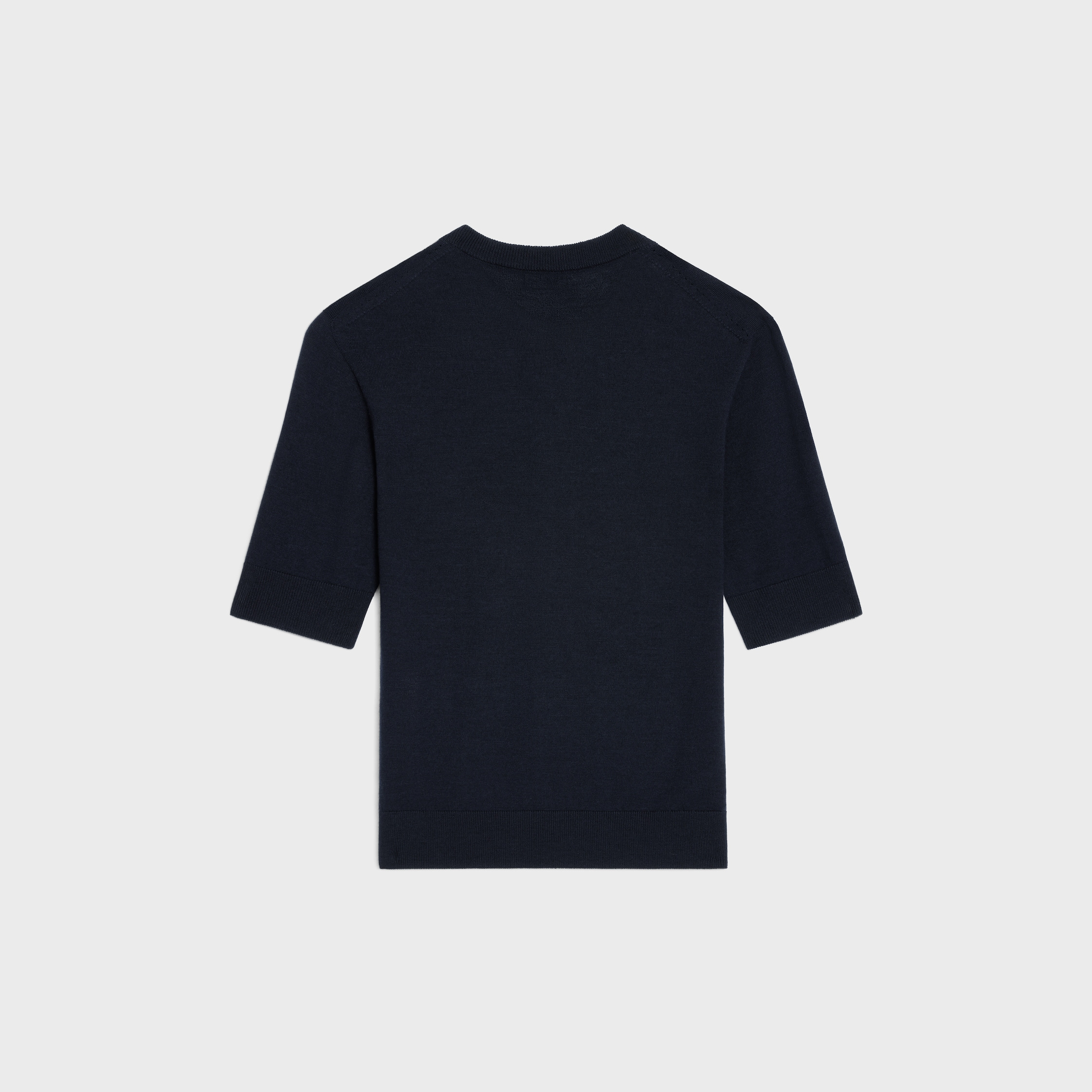 crew neck sweater IN fine wool - 2