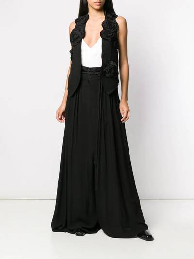 Ann Demeulemeester high waisted palazzo pants outlook