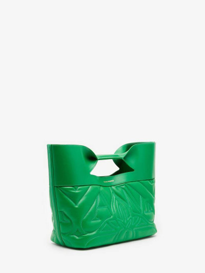 Alexander McQueen Women's The Bow Small in Bright Green outlook