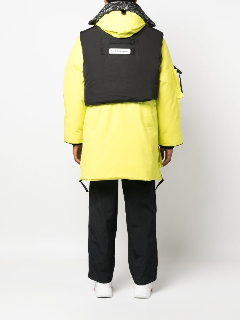 x Feng Chen Wang Roebuck parka coat - 4