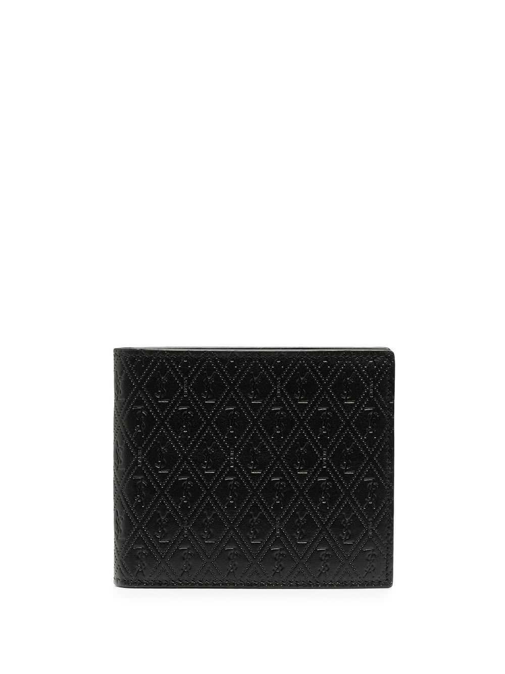 perforated leather wallet - 1