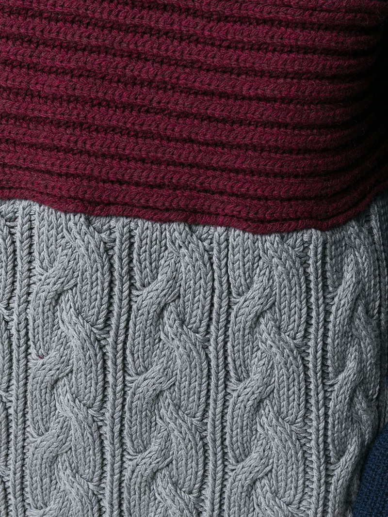 layered high neck sweater 5