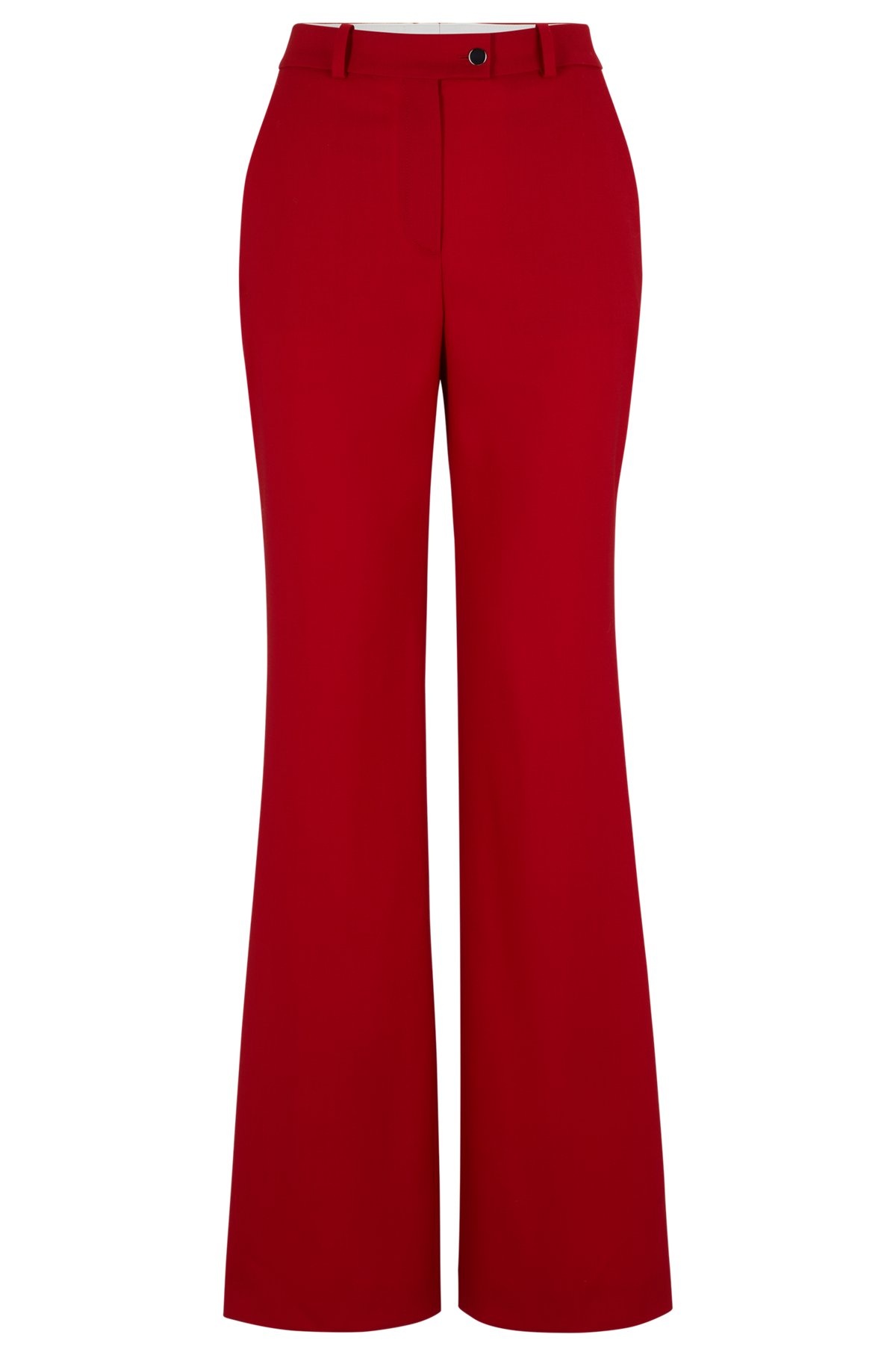 REGULAR-FIT TROUSERS IN VIRGIN-WOOL TWILL - 1