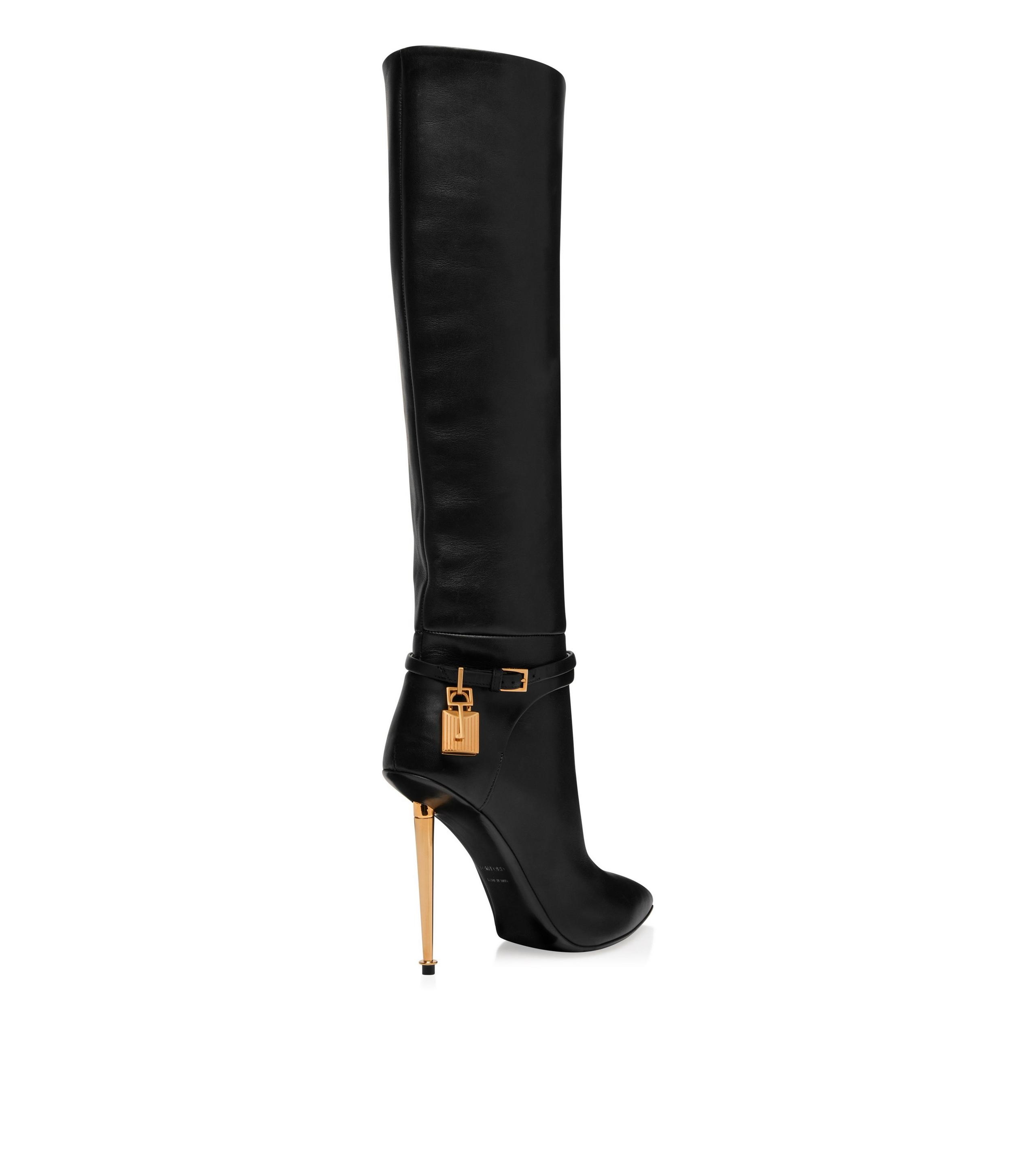 LEATHER PADLOCK BOOT - 3