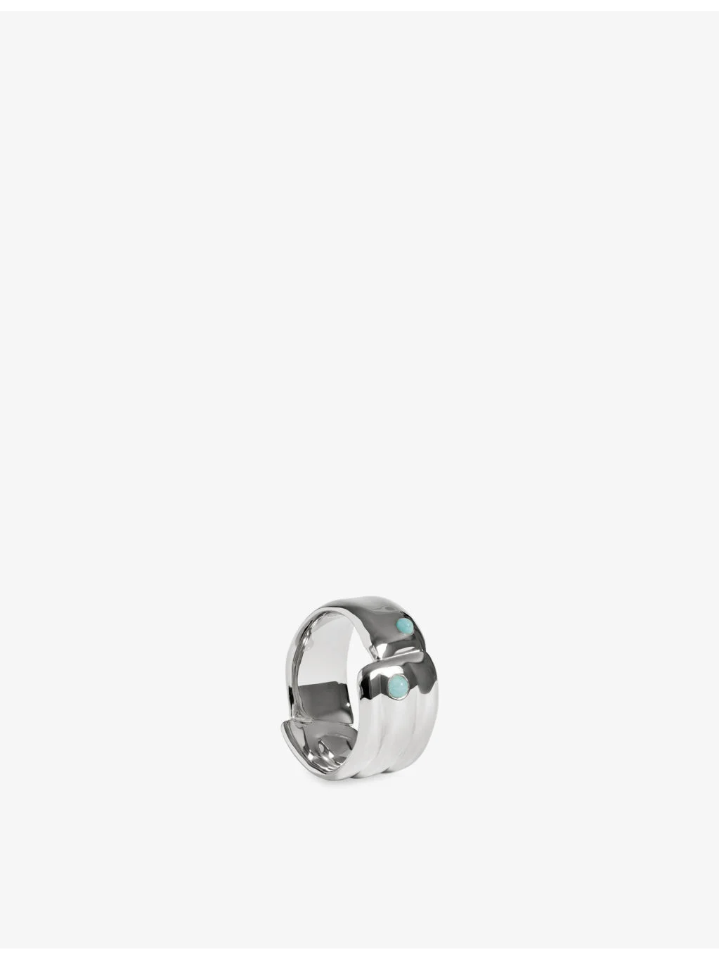 Amaia Bold Sterling-Silver And Amazonite Ring - 1