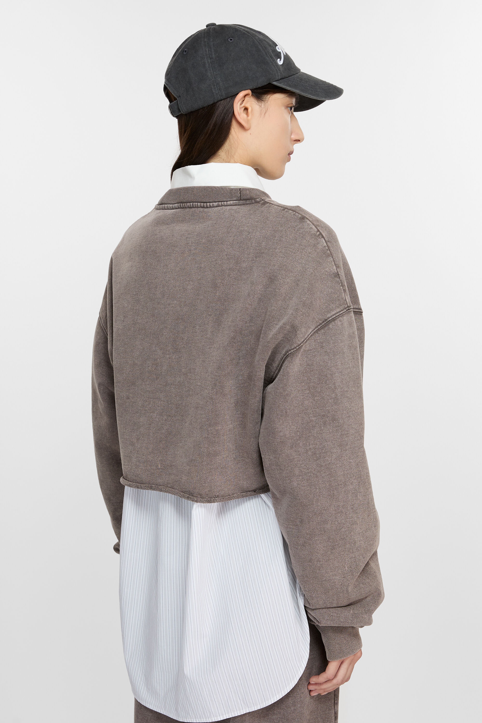 Logo sweater - Taupe Brown - 3