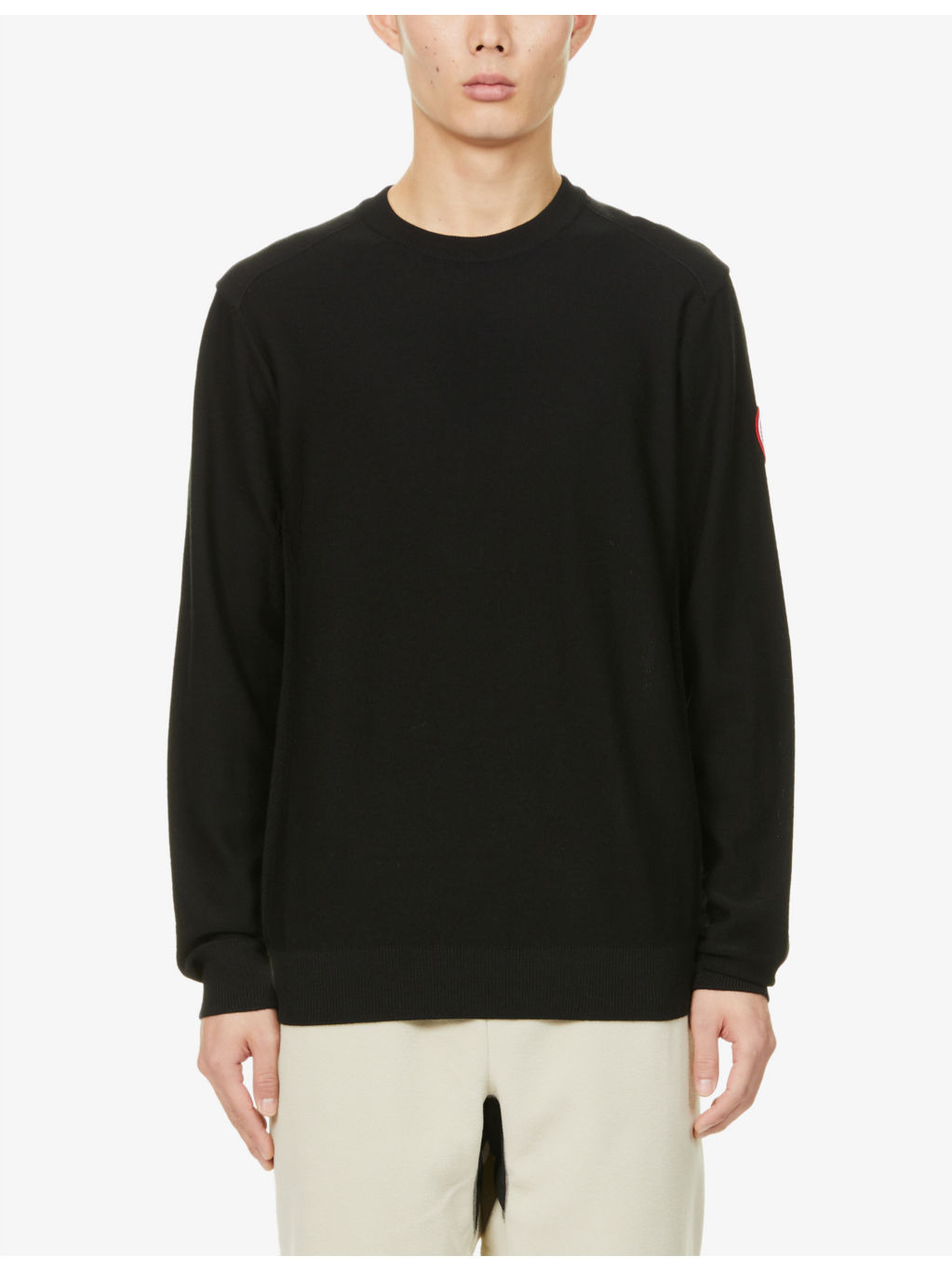 Dartmouth brand-patch wool jumper - 3