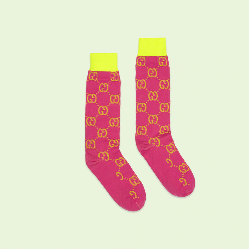 GUCCI GG knit socks outlook