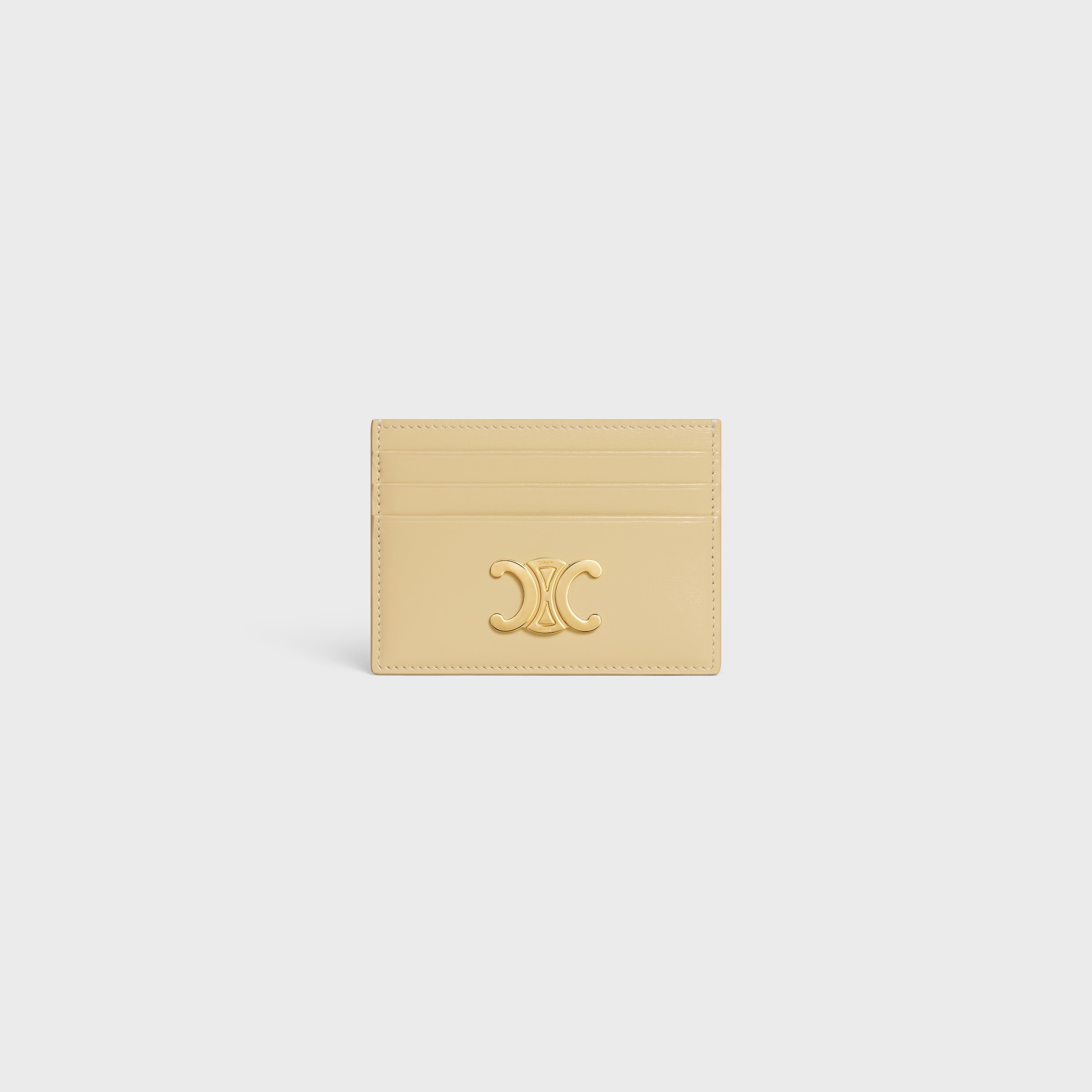 CARD HOLDER TRIOMPHE IN Shiny calfskin - 1