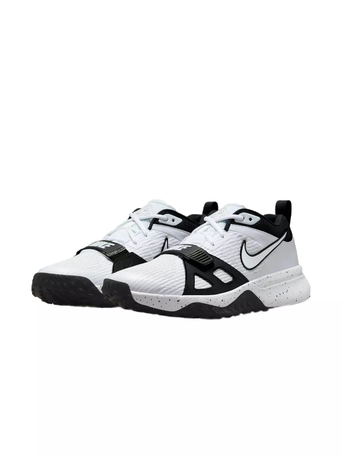 Air Zoom Diamond Elite Turf "White/Black" Men's Baseball Shoe - 4